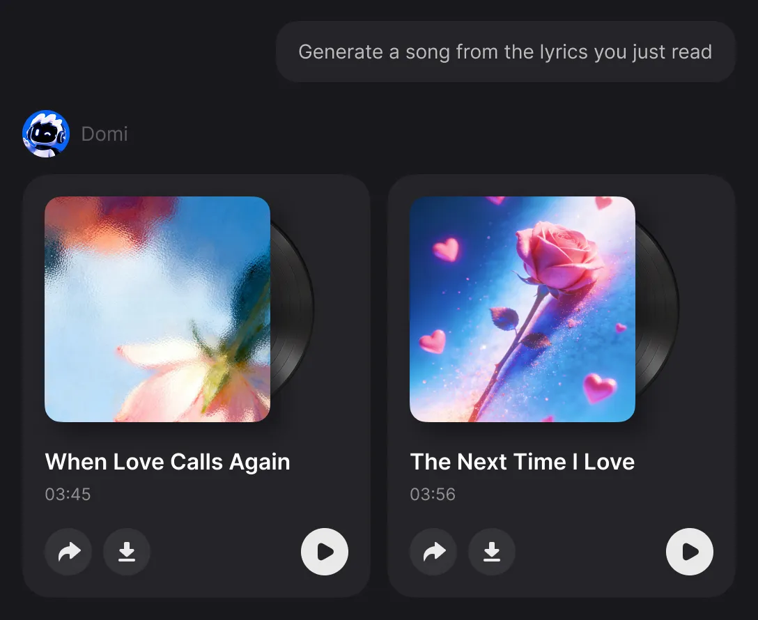 Turn Lyrics into a Complete Song with Vocals