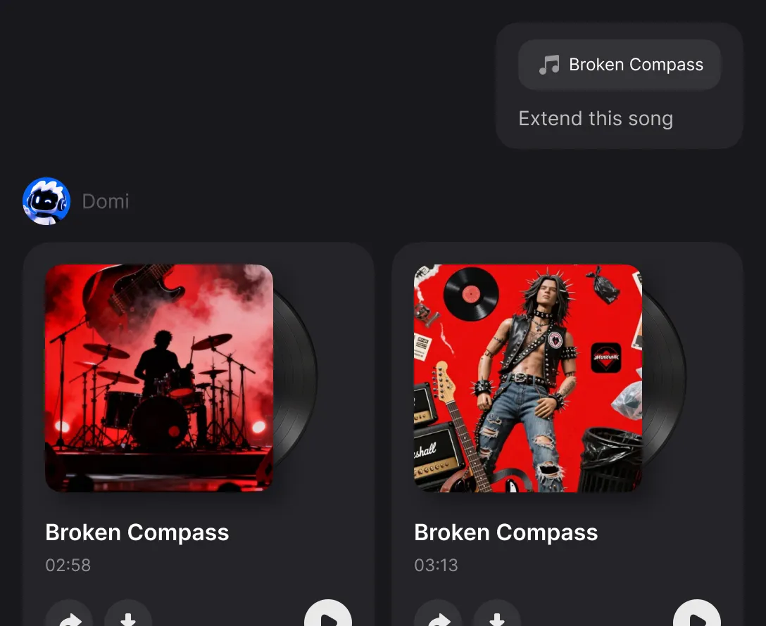 Extend an Unfinished Song